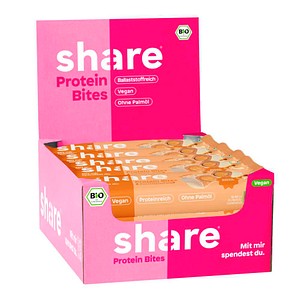 share Bio Protein Bites Salted Peanut Proteinriegel 15 Riegel, 15 St.