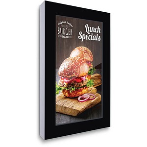 Showdown® Displays Digitales Wandpanel LED-Display mit Rahmen, schwarz, 108,0 cm (43 Zoll)