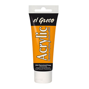 KREUL el Greco Acrylfarbe neonorange 75,0 ml, 1 St.