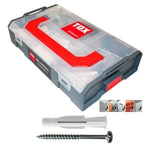TOX L-Boxx Mini Electro TRIKA 094901301 Dübel- und Schrauben-Sortiment, 232-teilig