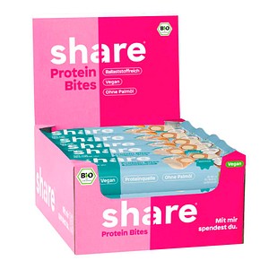 share Bio Protein Bites Coconut Almond Proteinriegel 15 Riegel, 15 St.