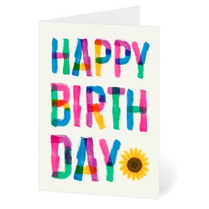 LUMA Geburtstagskarte Happy Birthday LU DINA4 06 DIN A4, 1 St.