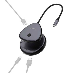 verbatim Wireless-Display-Adapter WDA-02 15,0 cm grau, schwarz, 1 St.