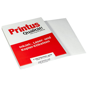 Printus Etiketten weiß 38,1 x 21,2 mm, 100 Blatt