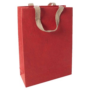 SIGEL Geschenktüte Red Coco rot 25,0 x 35,5 cm, 5 St.