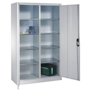 CP Stahlschrank 8931-311 S10121 lichtgrau 4 Fachböden 120,0 x 50,0 x 195,0 cm, aufgebaut, 1 St.