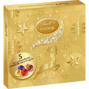 Lindt LINDOR Adventskalender  24 St./109,0 g, 1 St.
