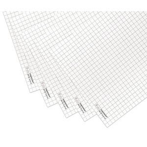magnetoplan Flipchart-Papier kariert 65,0 x 93,0 cm, 20 Blatt, 5 Pack