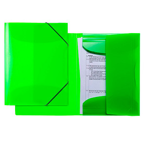 HERMA Sammelmappe Neon DIN A4 neon-grün, 1 St.
