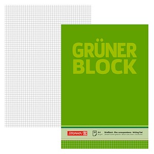 BRUNNEN Briefblock DIN A4 kariert, 1 St.