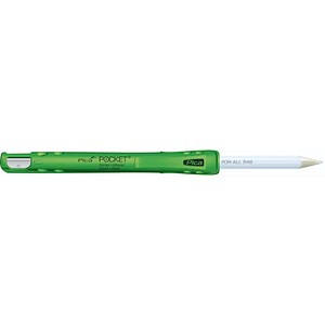 Pica Pocket Bundle Universalstift 505/03 Bleistiftköcher-Set mit integriertem Spitzer schwarz/weiß, 1 Set