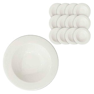 ID Fine Schalen Transparent Frame weiß 0,24 l, 12 St.