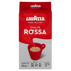 LAVAZZA Qualita Rossa Kaffee, gemahlen Arabica- und Robustabohnen 250,0 g