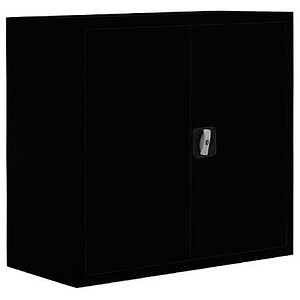 LÜLLMANN Stahlschrank 530309 tiefschwarz 1 Fachboden 80,0 x 38,3 x 75,0 cm, aufgebaut, 1 St.