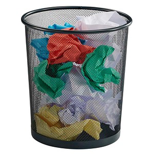 Zeller Meshline Papierkorb 12,0 l anthrazit, 1 St.