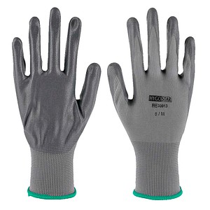 franz mensch unisex Arbeitshandschuhe Craft M grau Größe 8, 12 Paar