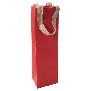 SIGEL Faltenbeutel Red Coco rot 10,0 x 35,5 cm, 5 St.
