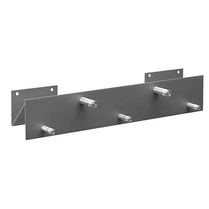 SZ Metall Wandgarderobe 52134 silber Metall 5 Haken 50,0 x 9,0 cm, 1 St.