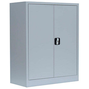 LÜLLMANN Stahlschrank 530310 lichtgrau 2 Fachböden 80,0 x 38,3 x 100,0 cm, aufgebaut, 1 St.
