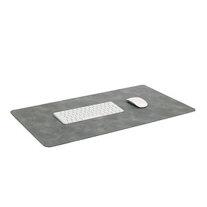 Zeller Schreibtischunterlage grau Kunstleder 70,0 x 40,0 cm, 1 St.