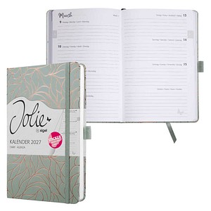 SIGEL Buchkalender Jolie 2027 Twilight Green, 1 St.