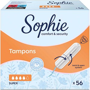 Sophie Tampons SUPER für sehr starke Periode, 56 St.