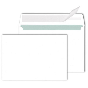 MAILmedia Briefumschläge DIN C6 ohne Fenster weiß haftklebend 500 St.