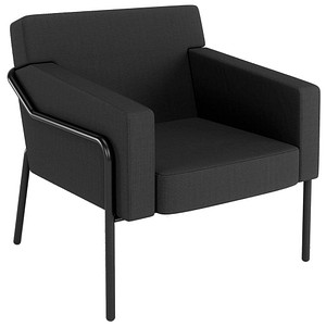 medso powered by PAPERFLOW Sessel MEDSO L anthrazit schwarz Kunststoff 75,0 x 74,3 x 73,6 cm, 1 St.