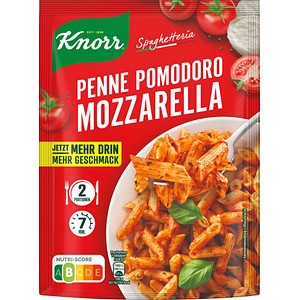 Knorr® Spaghetteria Penne Pomodoro Mozzarella Fertiggericht 1x 2 Portionen, 1 St.