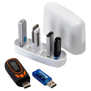 EXPONENT 6er USB-Stick-Box weiß, 1 St.