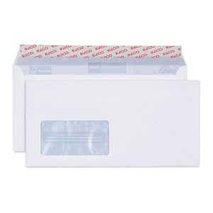 ELCO Briefumschläge Proclima DIN lang mit Fenster weiß haftklebend 500 St.