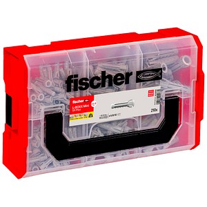 fischer L-Boxx mini SX Plus 532892 Spreizdübel-Sortiment, 210-teilig