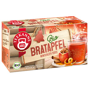 TEEKANNE Bio Bratapfel Bio-Tee 18 Portionen