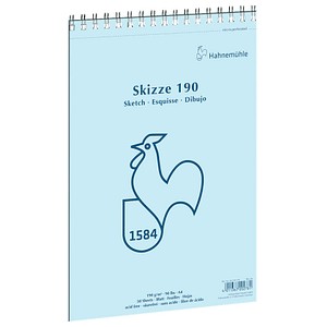 HAHNEMÜHLE Skizzenblock DIN A4, 1 Block
