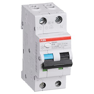 ABB FI/LS-Schalter DS201 B16 A30 16 A, Typ B, 30 mA, 2-polig, 1 St.