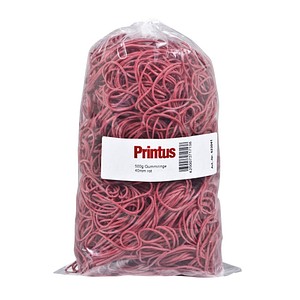 Printus Gummiringe rot, Ø 4,0 cm, 500,0 g