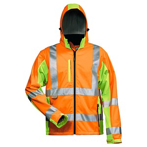 elysee® unisex Warnjacke HOSS orange, gelb Größe L