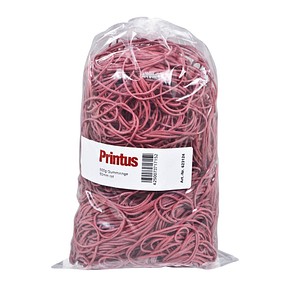 Printus Gummiringe rot, Ø 5,0 cm, 500,0 g