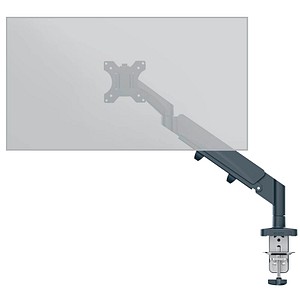 AKTION: LEITZ Monitor-Halterung Ergo 64890089 dunkelgrau für 1 Monitor, Tischklemme mit Prämie nach Registrierung
