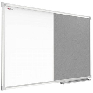 ALLboards Whiteboard-Pinnwand 60,0 x 40,0 cm Textil weiß