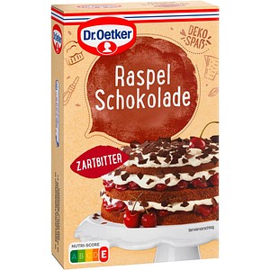 Dr. Oetker Raspelschokolade Zartbitter 100,0 g, 1 St.