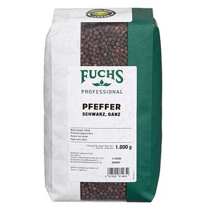 Fuchs  Pfeffer schwarz ganz Gewürz, 1,0 kg