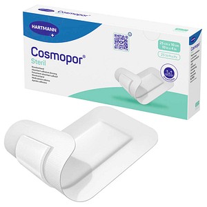 HARTMANN Wundverband Pflaster Cosmopor® Steril 9008142 weiß 10,0 x 25,0 cm, 25 St.