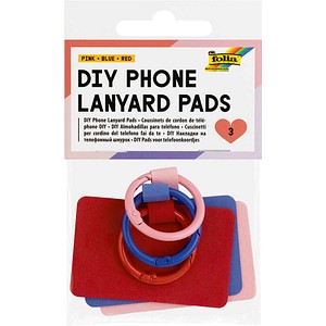 folia Lanyards Smartphone 78603, Karabiner, farbsortiert, 3 St.