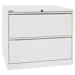 BISLEY Hängeregistraturschrank verkehrsweiß 2 Schubladen 80,0 x 62,2 x 71,1 cm, 1 St.