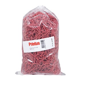 Printus Gummiringe rot, Ø 8,5 cm, 500,0 g