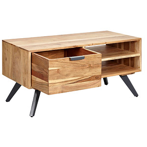 WOHNLING Couchtisch rechteckig Holz akazie 95,0 x 45,0 x 45,0 cm, 1 St.