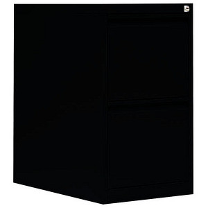 LÜLLMANN Hängeregistraturschrank tiefschwarz 2 Schubladen 40,0 x 62,0 x 70,5 cm, 1 St.