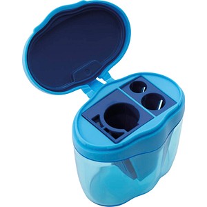 FABER-CASTELL Dosenspitzer dreifach Colori blau