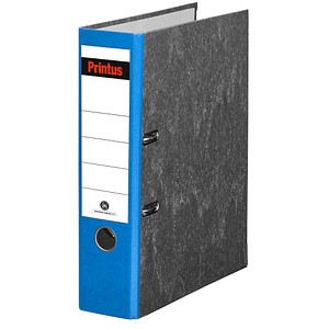 Printus Ordner blau marmoriert Karton 8,0 cm DIN A4, 1 St.